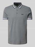 Regular fit poloshirt met labelstitching, model 'PADDY'