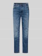 Tapered fit jeans in 5-pocketmodel, model 'TABER'