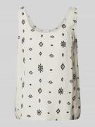 Tanktop met all-over motief, model 'LANIA'