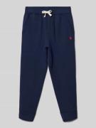 Regular fit sweatpants met steekzakken