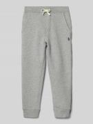 Regular fit sweatpants met steekzakken