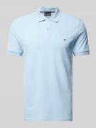 Poloshirt met labeldetail