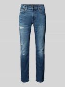 Slim fit jeans met stretch, model 'DELAWARE'