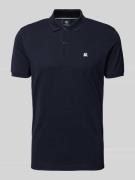 Slim fit poloshirt met logostitching