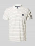 Regular fit poloshirt met labelbadge