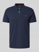 Regular fit poloshirt met labelstitching