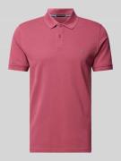 Poloshirt met labeldetail