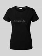 T-shirt met strass-steentjes