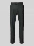 Tapered fit pantalon met persplooien