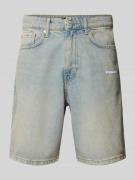 Straight leg korte jeans met labelstitching, model 'EARL'
