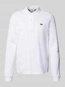 Classic fit poloshirt in design met lange mouwen