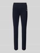 Slim fit stoffen broek met ritszakken, model 'Otti'