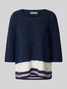 Gebreide pullover met 3/4-mouwen, model 'Taci'