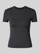 T-shirt met ronde hals, model 'LEA'