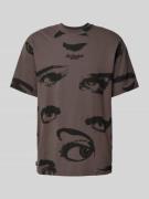 T-shirt met labelstitching, model 'SURVEILLANCE'