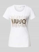 T-shirt met strass-steentjes