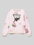 Sweatshirt met bloemenprints