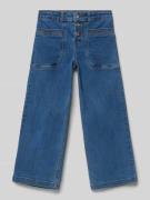 Straight leg jeans met siernaden