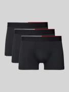 Boxershort met elastische band met logo in een set van 3 stuks