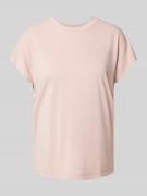 Straight fit T-shirt met ronde hals