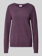 Gebreide pullover met ribboorden, model 'Viril'