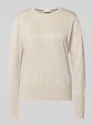 Gebreide pullover met ronde hals, model 'KATIE'