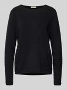 Gebreide pullover met structuurmotief, model 'Dodo'