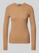 Pullover met kabelpatroon, model 'JULIANNA'