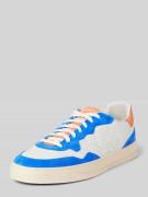 Leren sneakers met contrastgarnering, model 'Bali'