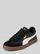 Leren sneakers met contrastgarnering, model 'Puma Club II Era'