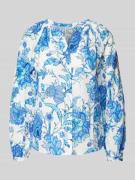 Blouse met bloemmotief