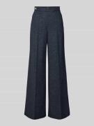 Wide leg stoffen broek met persplooien, model 'Tupita'