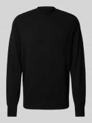 Gebreide pullover met labeldetail