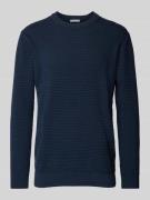 Gebreide pullover met structuurmotief, model 'VAGN'