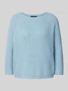 Gebreide pullover met ronde hals, model 'XENO'