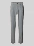 Pantalon met knoop- en ritssluiting, model 'Kian'