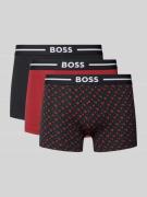 Boxershort met elastische band in een set van 3 stuks