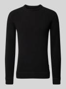 Gebreide pullover met ronde hals, model 'SETHAN'