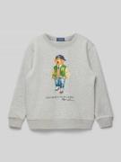 Sweatshirt met motiefprint