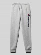 Sweatpants met logostitching