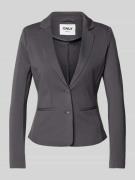 Getailleerde blazer met paspelzakken, model 'POPTRASH LIFE'