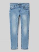 Regular fit jeans met smalle pijpen, model 'SEATTLE'