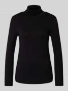 Slim fit colshirt met lange mouwen