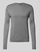 Gebreide pullover met ronde hals, model 'WYLER LIFE'