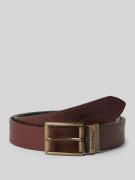 Leren riem met doornsluiting, model 'TARTAN'