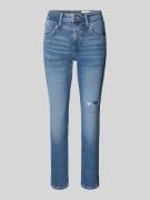 Slim fit jeans met logo-applicatie, model 'BETSY'