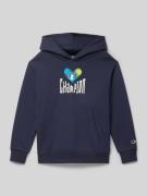 Hoodie met labelprint