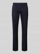 Slim fit broek met labelapplicatie, model 'Lennox'