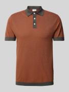 Slim fit poloshirt met knoopsluiting