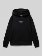 Hoodie met labelprint, model 'JORVESTERBRO'